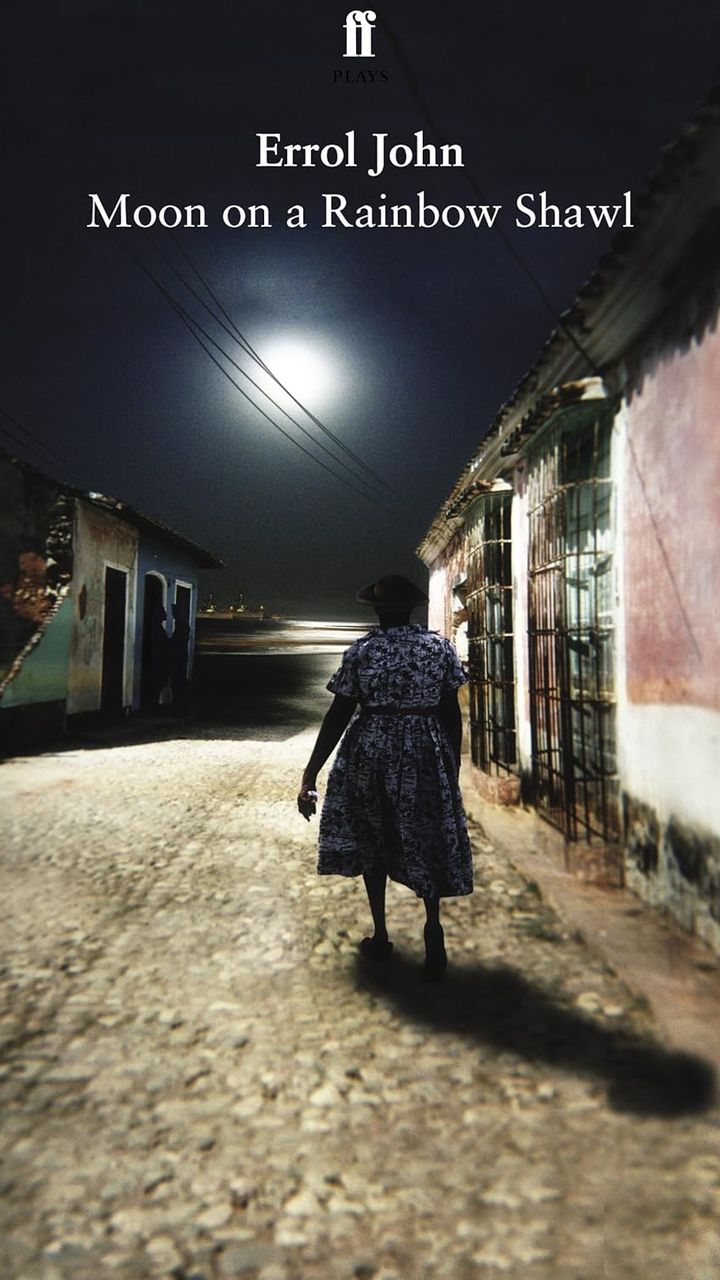 Moon on a Rainbow Shawl