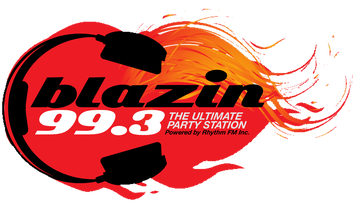 BLAZIN 99.3FM logo