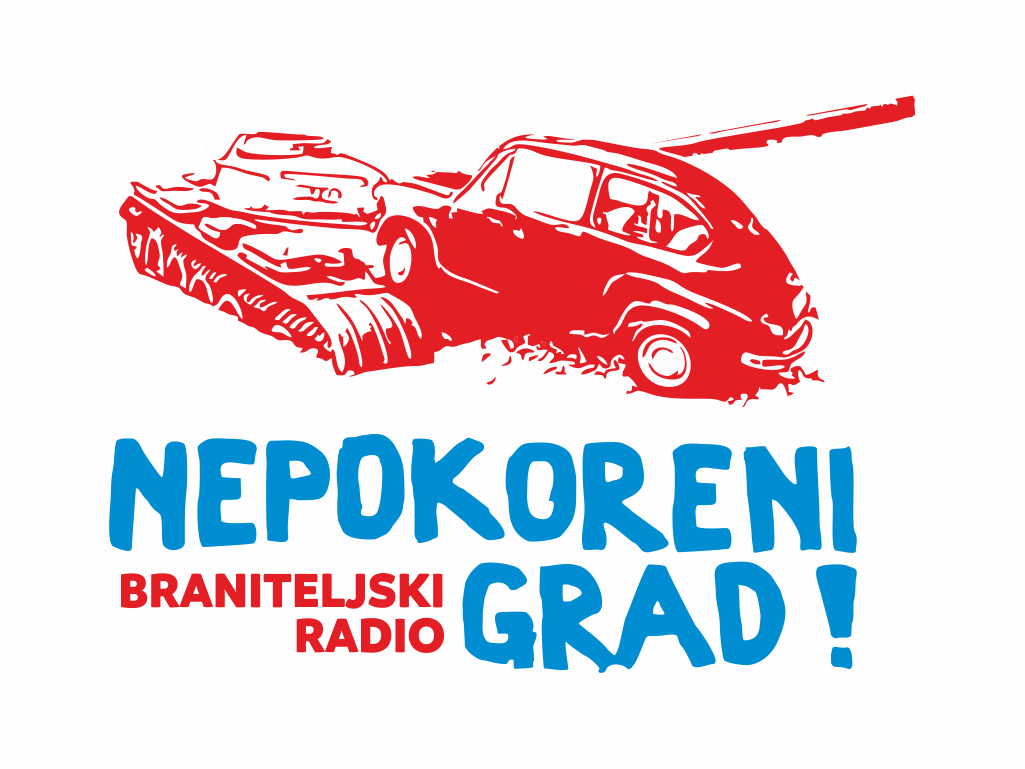 Braniteljski radio "Nepokoreni grad"  - Osijek logo