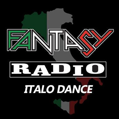 Fantasy Italo Dance 90s radio logo