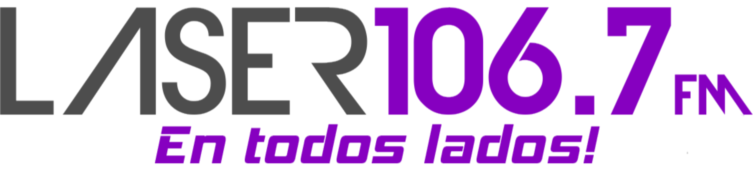 Laser 106.7 Merlo logo