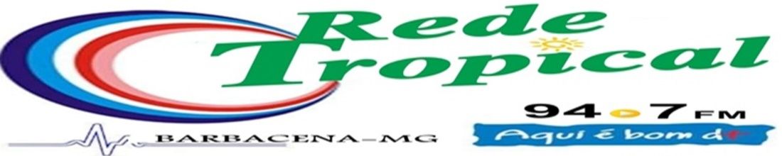 Rádio Tropical FM 94.7 MHz (Barbacena - MG) logo