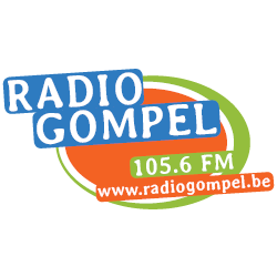 Radio Gompel  105,6 FM , Mol, be logo